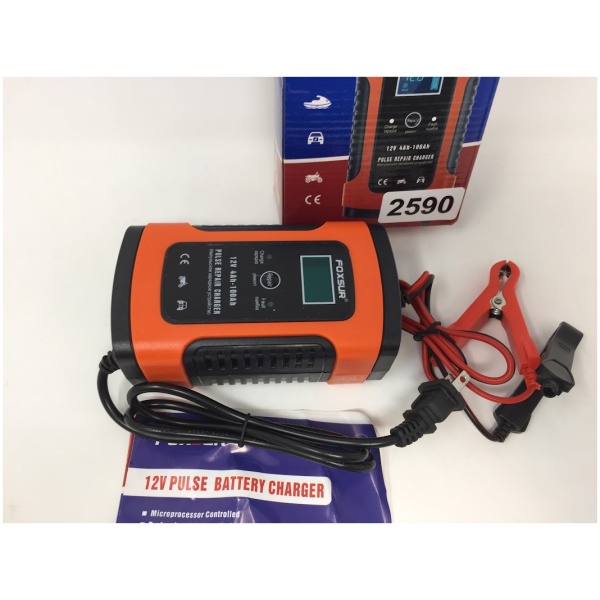 Foxur 12v Battery Pulse Charger - Image 2