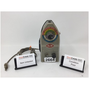 B & W Barker & Williamson Dip Meter Model 600