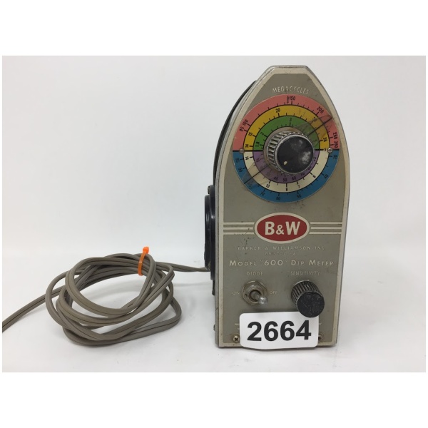 B & W Barker & Williamson Dip Meter Model 600 - Image 3