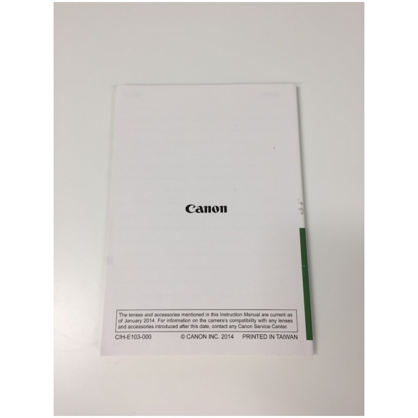 Canon Rebel T5 EOS 1200D Instruction Manual - Image 2