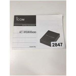 ICOM IC-PCR1500 INSTRUCTION MANUAL