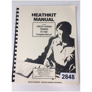Heathkit Manual Circuit Design Trainer ET-1000 Complete Manual