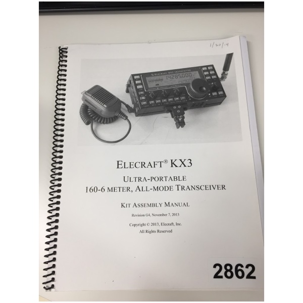 Elecraft KX3 Assembly Manual