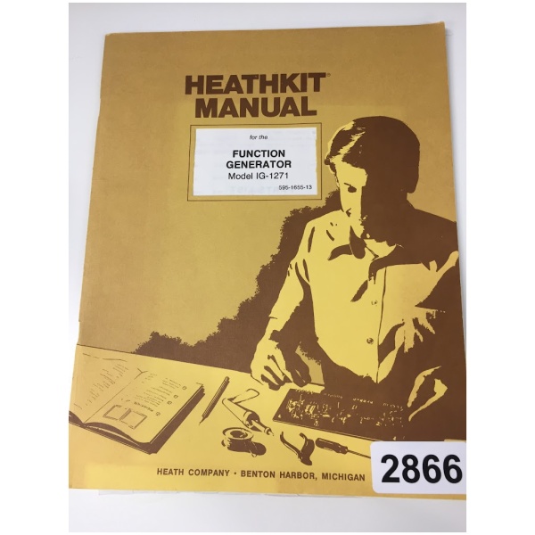 Heathkit Manual for the Function Generator IG-1271