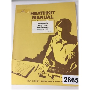 Heathkit Manual 5MHz Daul Trace Oscilloscope IO-4205