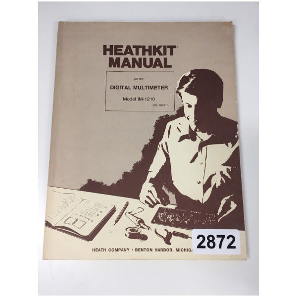 Heathkit Manual Digital Multimeter Model IM-1210