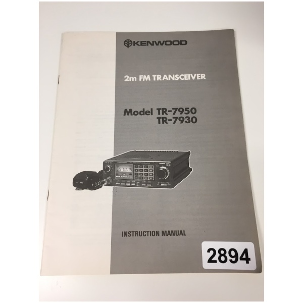 Kenwood Instruction Manual TR-7950/ TR-7930
