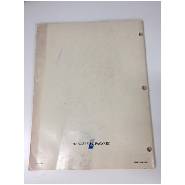 HP Manual for Frequency Converter 5253B - Image 2