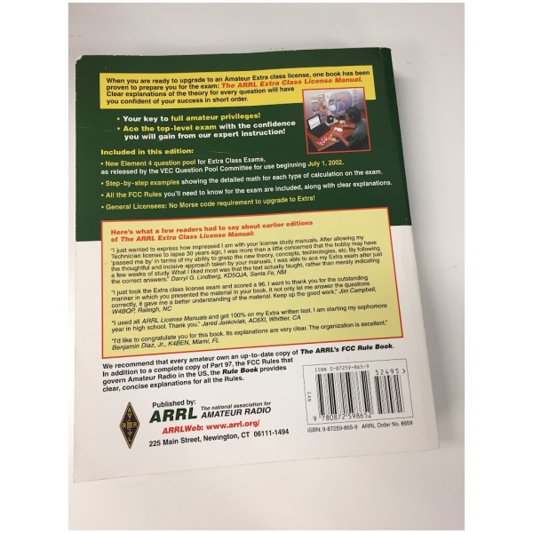 ARRL: Extra Class License Manual - Level 3 Amateur Extra - Image 2