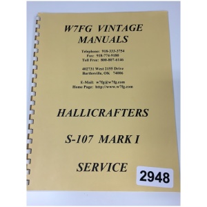 Hellicrafters S-107 Mark 1 Service Manual