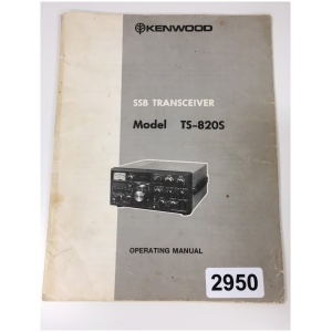 Kenwood  SSB Transceiver TS-820S Operating Manual
