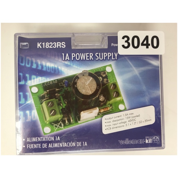 Velleman K1823RS 1A Power Supply Kit - Image 2