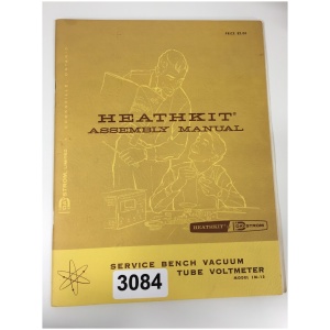 Heathkit Assembly Manual 1M-13 Service Bench Vacuum Tube Voltmeter