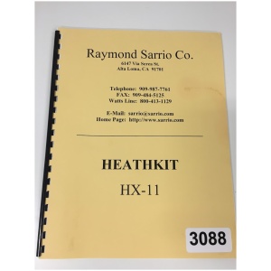 Heathkit Manual for HX-11