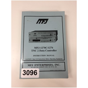 MFJ-1270C/1276 TNC 2 Data Controller Instruction Manual