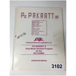 PC PAKRATT II Operating Manual