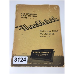 Heathkit Assembling & Using Your V-7 Vacuum Tube Voltmeter