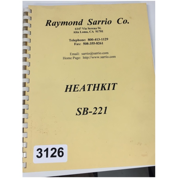 Heathkit SB-221 Manual