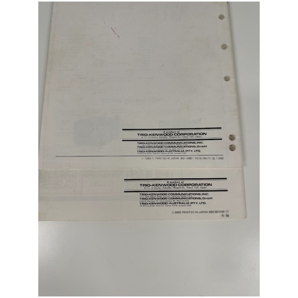 Kenwood HF SSB Transceiver TS-180S Operating Manual - Image 3