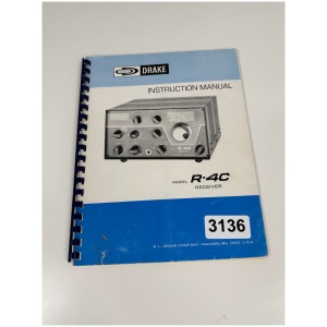 Drake R-4C Receiver Instruction Manual