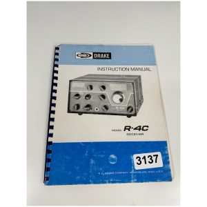 Drake R-4C Receiver Instruction Manual