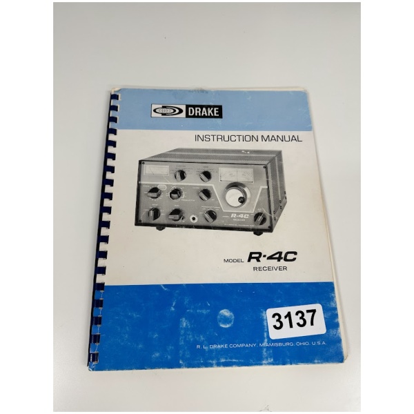 Drake R-4C Receiver Instruction Manual
