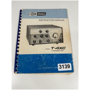 Drake R-4XC Transmitter Instruction Manual