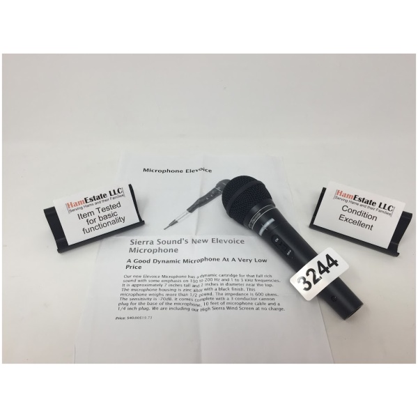 Sierra Sound Elevoice Microphone