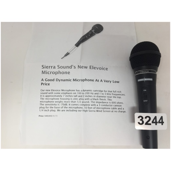 Sierra Sound Elevoice Microphone - Image 2