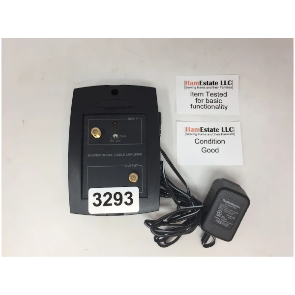 Radio Shack Bi-Directional Cable Amplifier cat no 15-2505