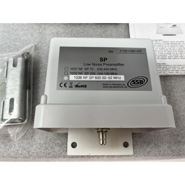SSB Low Noise Preamplifier 1036 NF SP600 50-52MHz - Image 4