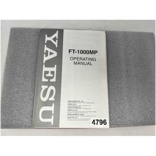 Yaesu FT-1000MP Operating Manual