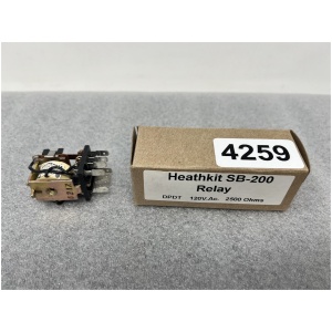 Heathkit SB-200 Relay DPDT 120V.Ac 2500 Ohms