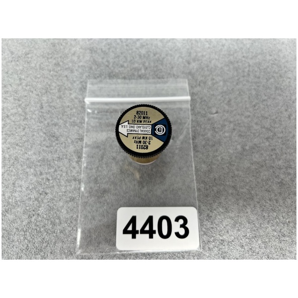 Coaxial Dynamics 82011 2-30MHz 10KW Slug