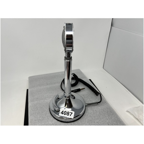Astatic Silver Eagle Desktop Microphone With "Little Angel FTH Bravo Base" Engraved - Image 5