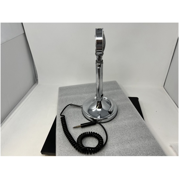 Astatic Silver Eagle Desktop Microphone With "Little Angel FTH Bravo Base" Engraved - Image 2