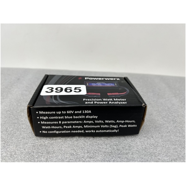 Powerwerx Precision Watt Meter and Power Analyzer