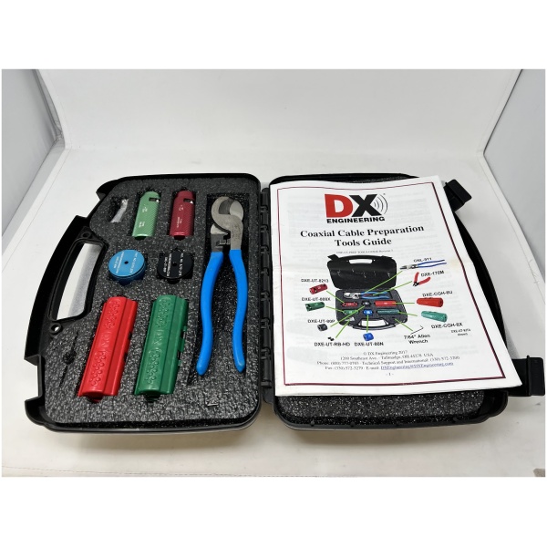 DX Engineering UT-KIT 4 Complete Coaxial Cable Preparation Tool Kit