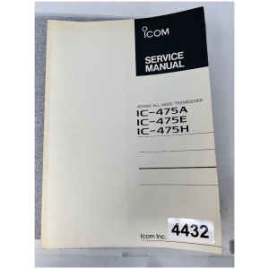 Icom IC-475A IC-475E IC-475H Service Manual