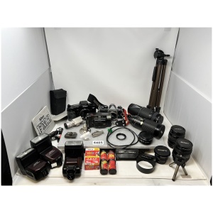 CAMERA LOT - Nikon, Fuji, Minolta, Swann, Sakar, Sigma + MORE Bundle