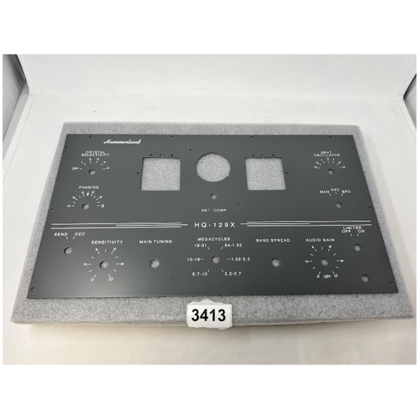 Hammarlund HQ-129X Faceplate