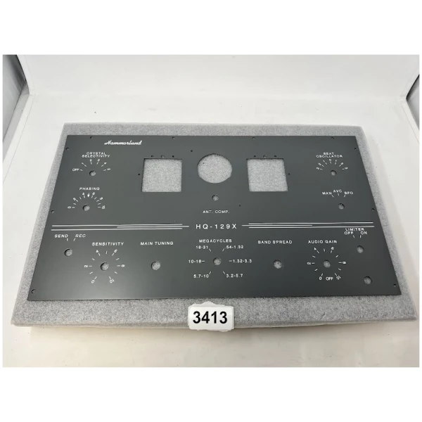 Hammarlund HQ-129X Faceplate