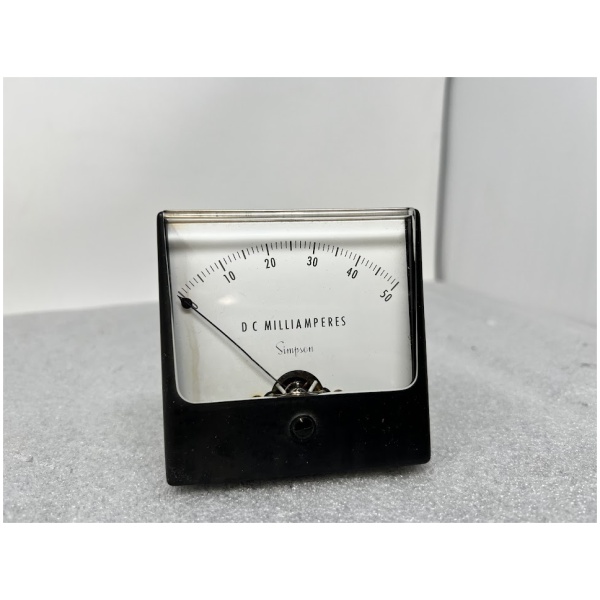 Simpson DC MILLIAMPERES Meter - Image 4