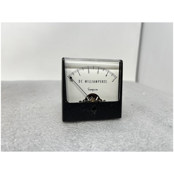 Simpson DC MILLIAMPERES Meter MODEL 1227 - Image 3