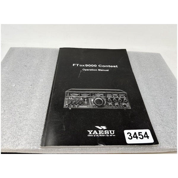 YAESU FT-DX-9000 Contest Operational Manual