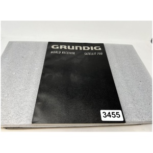 GRUNDIG World Receiver Satellit 700 Book
