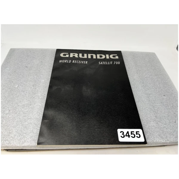 GRUNDIG World Receiver Satellit 700 Book