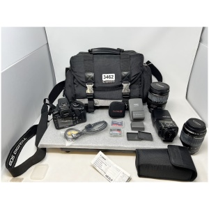 Canon Rebel XTI DSLR Camera Bundle/Lot