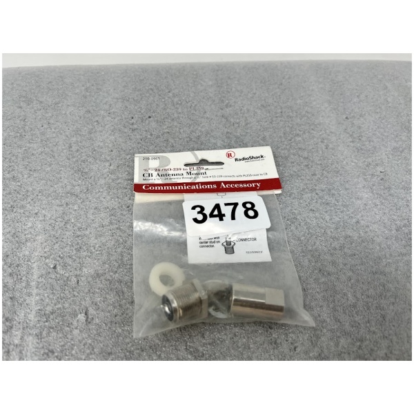 RadioShack 3/8"-24/SO-239 to PL259 CB Antenna Mount