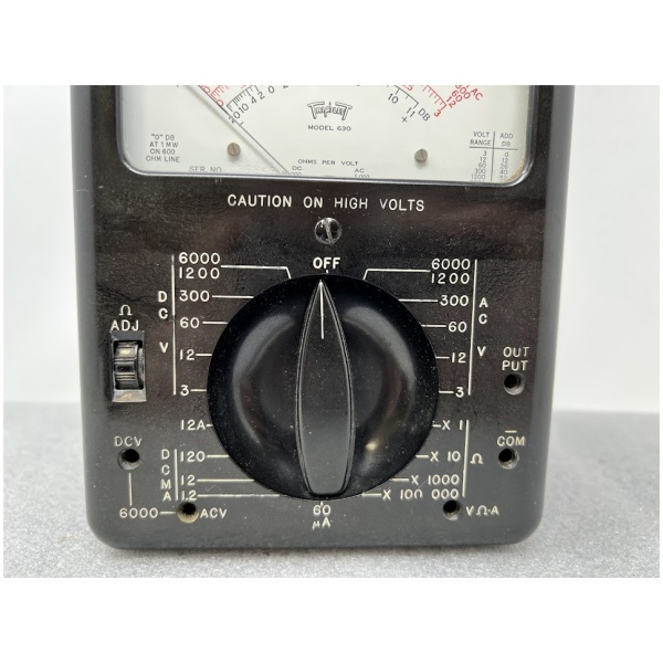 Triplett Model 630 Multimeter - Image 3